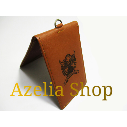 

BARANG TERLARIS name tag id card holder kulit asli/DITJEN PAJAK/dompet kartu+ tali