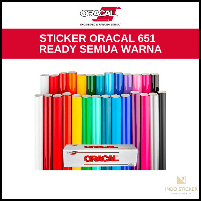STIKER/ STICKER ORACAL 651 SKOTLET WARNA 1 METER