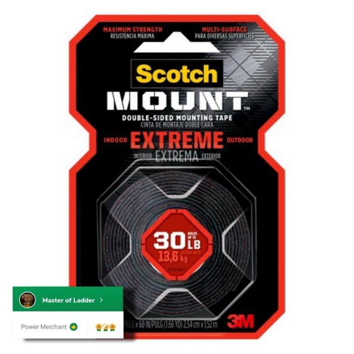 

Double Tape Extreme Strong 5x121cm 3m Scotch