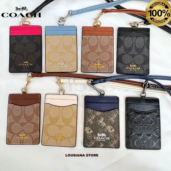 

Lanyard Id Coch Siganture Canvas Logo Print Kualitas Premium