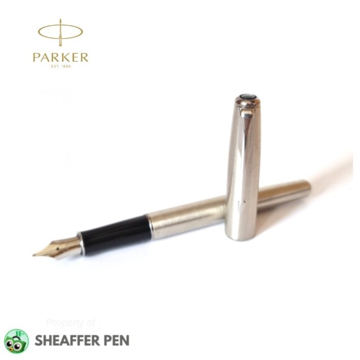 

Parker Sonnet Stainless Steel Chrome Trim Fountain Pen