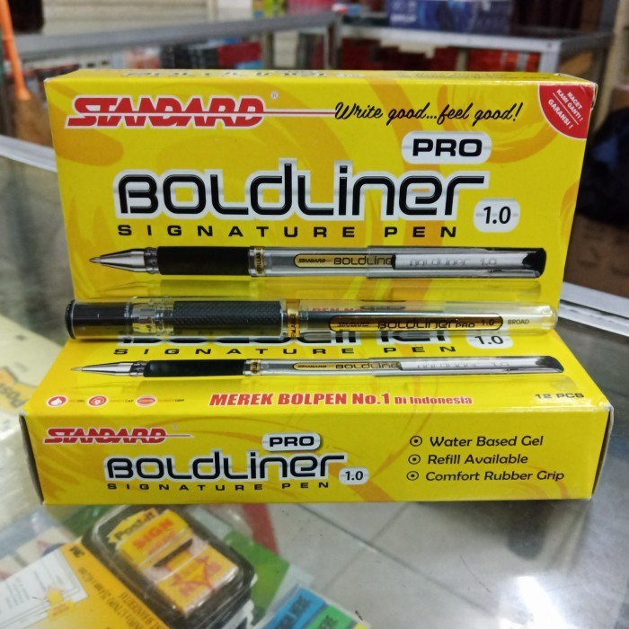 

PULPEN STANDART BOLDLINNER PRO PERLUSIN ISI 12PCS
