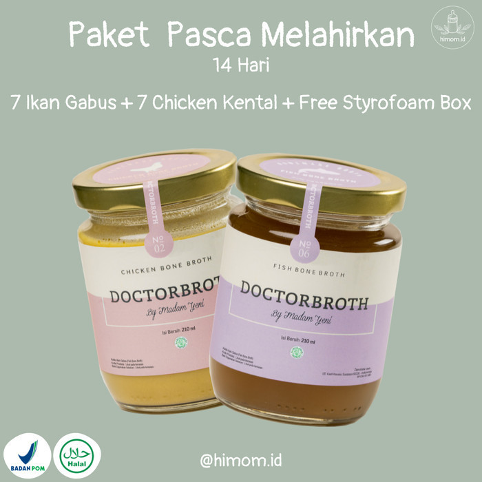 

Paket Pasca Melahirkan 14 Jar Doctor Broth - Bone Broth - Kaldu Tulang