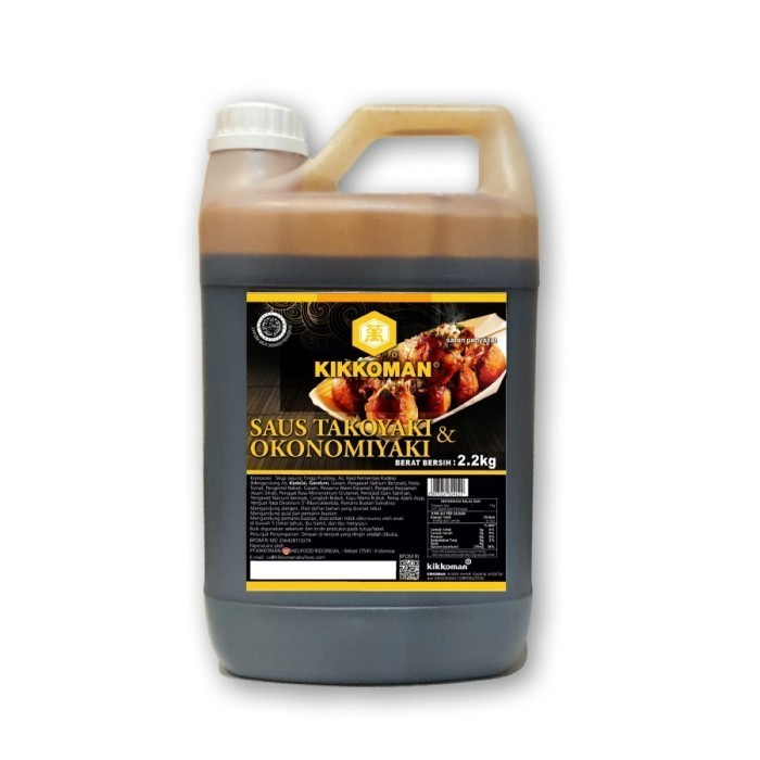 

Grab/Gojek Kikkoman Takoyaki & Okonomiyaki Sauce HALAL Jerigen 2L