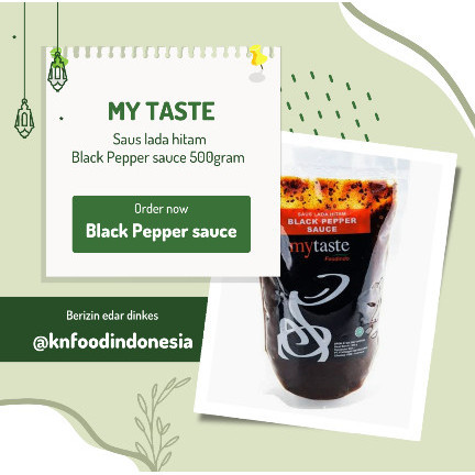

1 Dus Saus Blackpepper 500 gr my taste -10 Kg Saus Lada Hitam My Taste