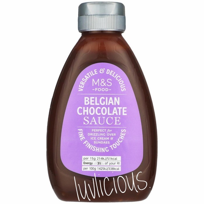 

M&S MARKS & AND SPENCER BELGIAN CHOCOLATE SAUCE SAUS PANCAKE WAFFLE