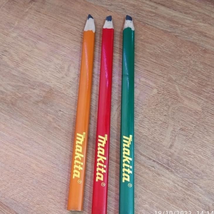 

PENSIL MAKITA PANJANG 18CM / PENSIL TUKANG MERK MAKITA ASLI Q335