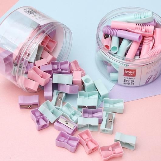

Mini Pensil Sharpener Macaron Color / Rautan Asahan Kecil Warna Pastel Macaron Q416