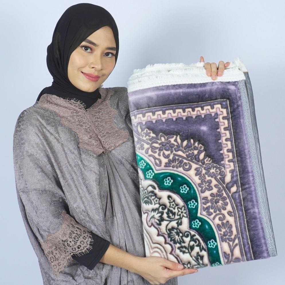 Sajadah Dubai 5D Premium Al-Jeddah 80X120 Cm Sajadah Dewasa Sajadah Tebal