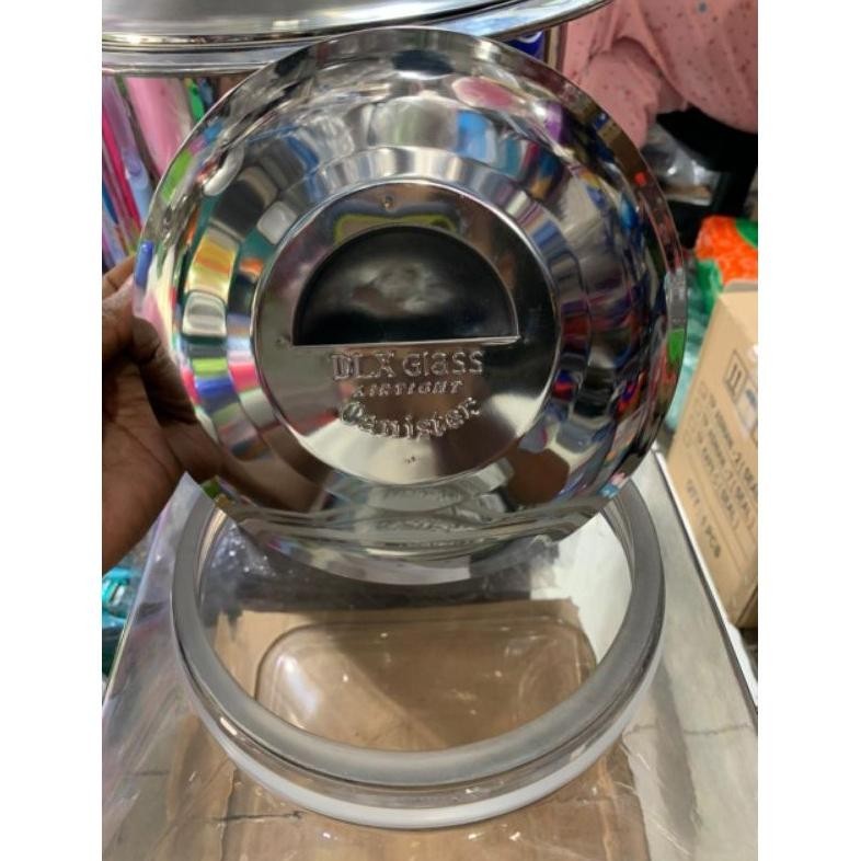 RTY DLX GLASS - Toples Kaca / Toples Asinan Ukuran 6 8 9 10 13 15 Liter / Toples Asinan 1 2 3 / Topl