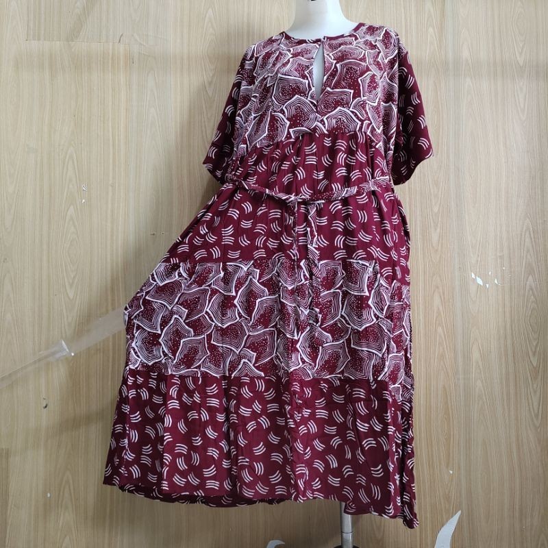 Batik Qonita  Daster Salsa Sleting Hls,