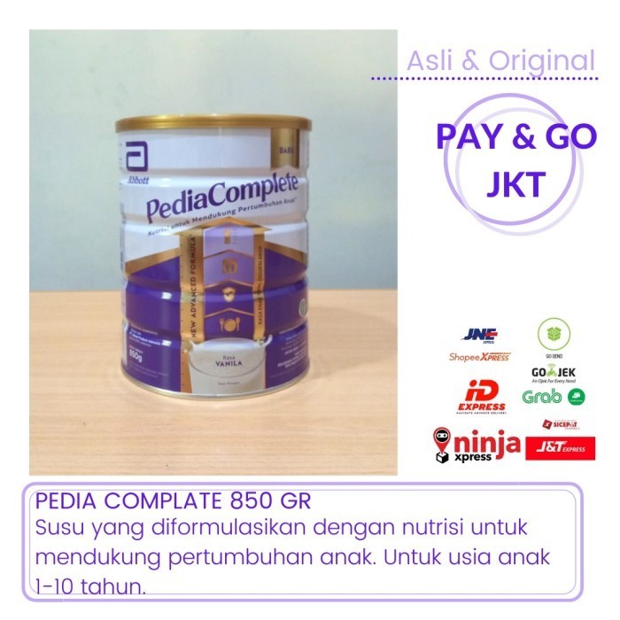 

Pedia Pediasure Complete Vanilla Vanila 850 Gr Susu Anak