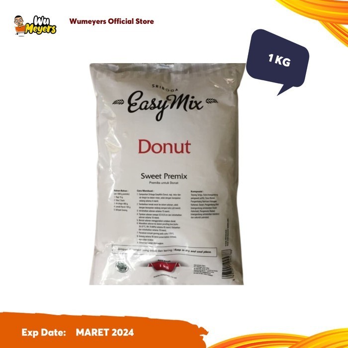 

HOT SALE Tepung Easymix Donut 1kg Sriboga