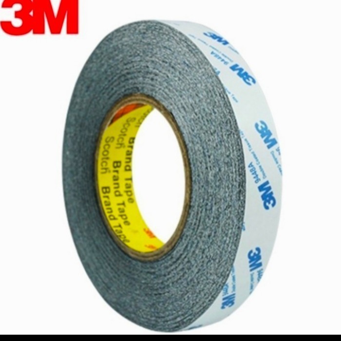 

HOT SALE Double tape 3 M 9448A Black 12mm x 50mtr/Hitam 3 M-Lem 3M Tipis