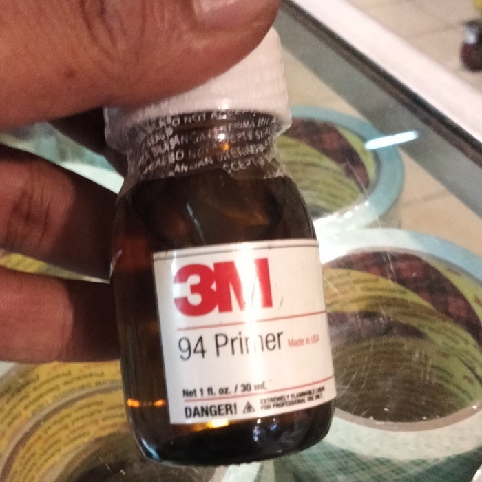 

TERMURAH 3M ADRESIVE PRIMER 94 3M CAIRAN PEREKAT DABEL TAPE ISI 30ML