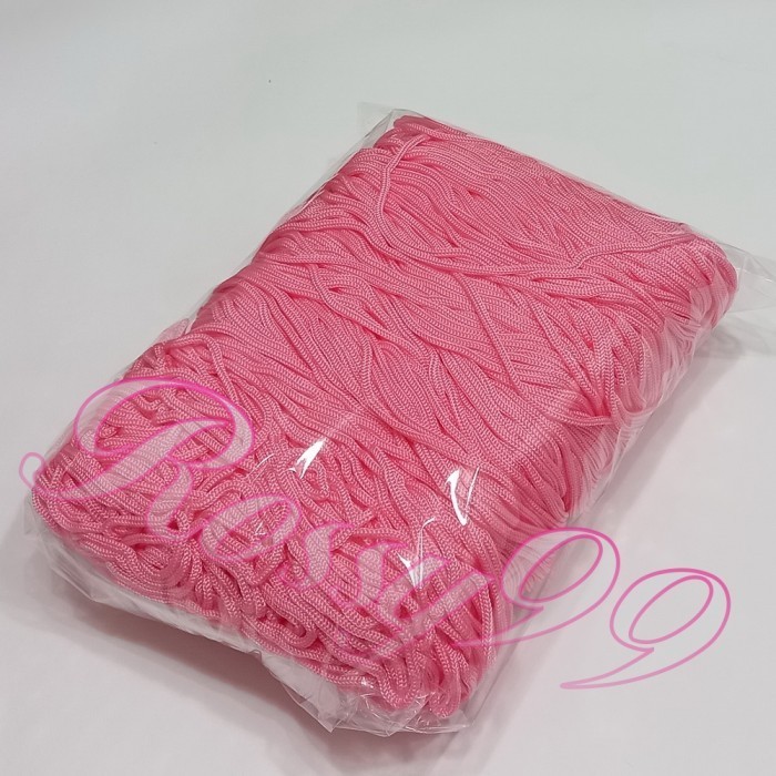 TALI KUR NYLON PINK TALIKUR MAKRAME RAJUTAN TAS GANTUNGAN HANDYCRAFT