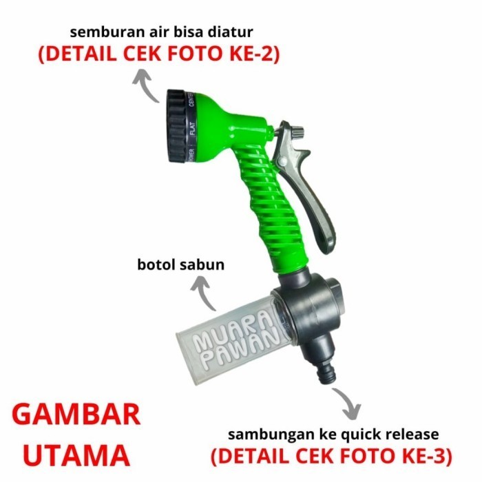 Sprayer spruyer semprotan air cuci mobil tabung sabun weter jet