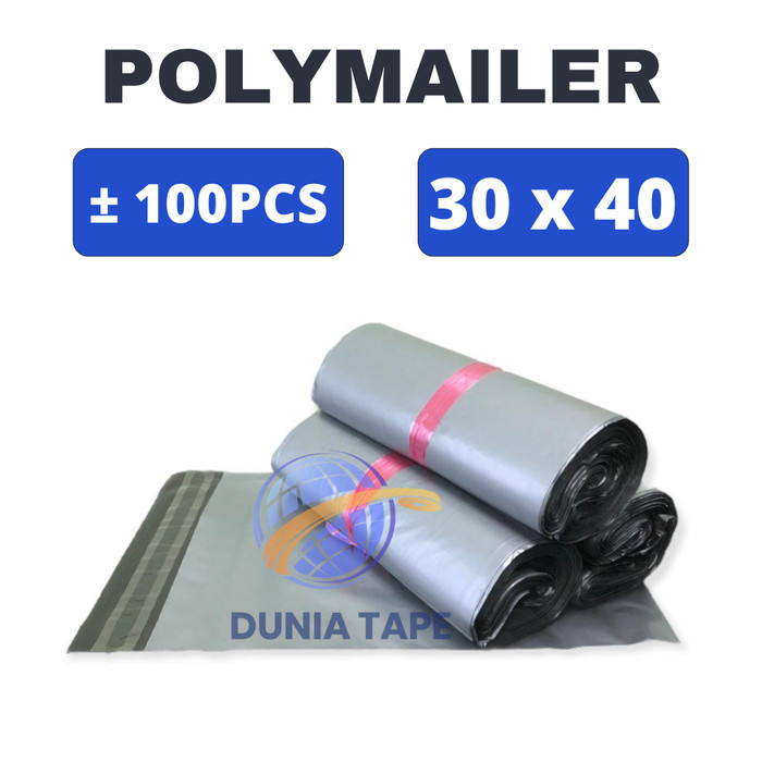 

Terlaris PLASTIK POLYMAILER 30 x 40 SILVER ABU Packaging Kantong Online Shop SALE