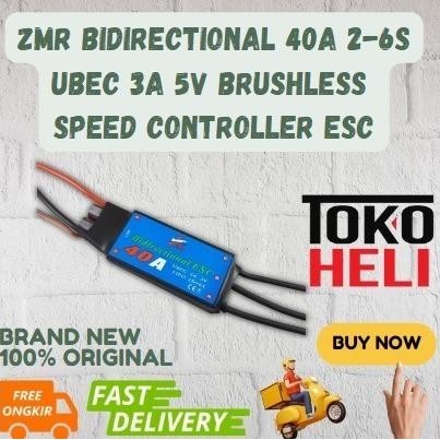 ZMR Bidirectional 40A 2-6s UBEC 3A 5V Brushless Speed Controller ESC