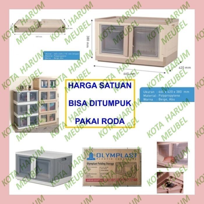 container plastik box plastik kecil susun tumpuk olymplast ofs beroda