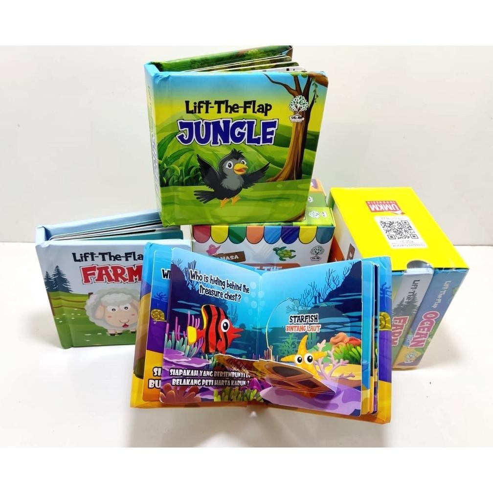 hitz- TPBL BUKU EDUKASI ANAK/ BUKU BELAJAR ANAK 3 IN 1 Langsung dapat 3 buku / Flip the flap book 2 