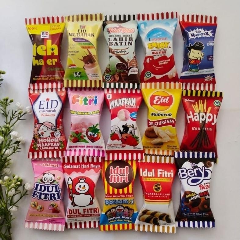 

Promo Amplop Permen Seri Snack ( Isi 10 Pcs ) / Amplop Lebaran Lucu Harga Hemat
