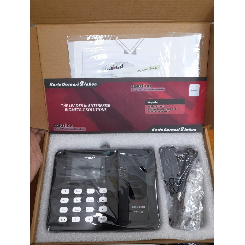 Mesin Absen Fingerprint Solution P208