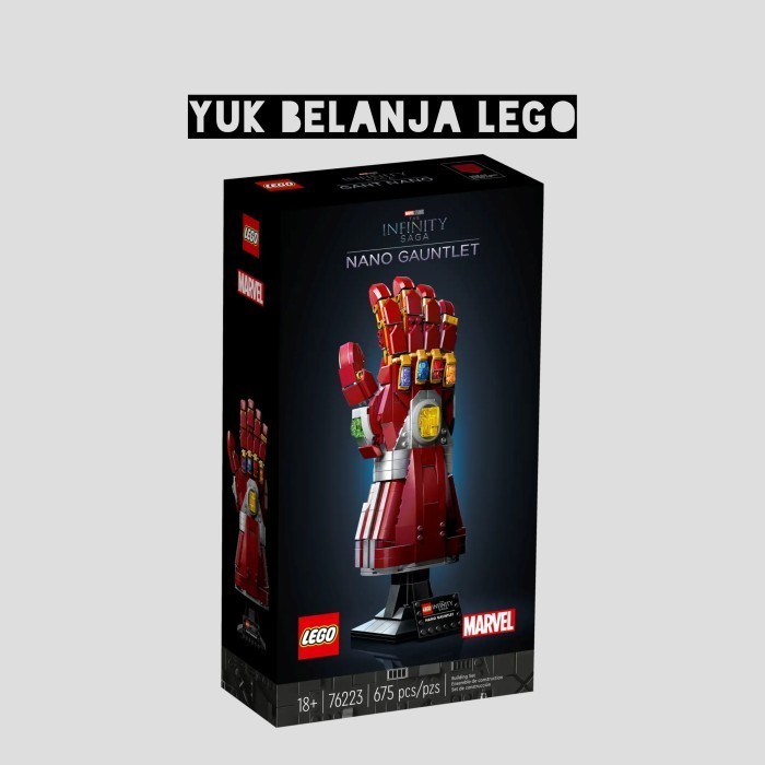 TERBARU LEGO Marvel 76223 Nano Gauntlet 680 pieces