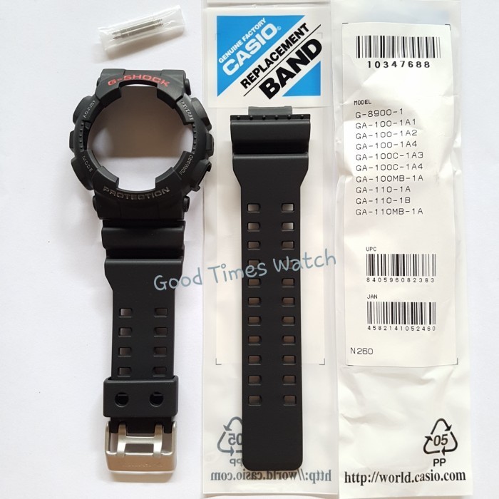 PAKET STRAP BEZEL G-SHOCK GA-110-1A GA 110 Casio Original
