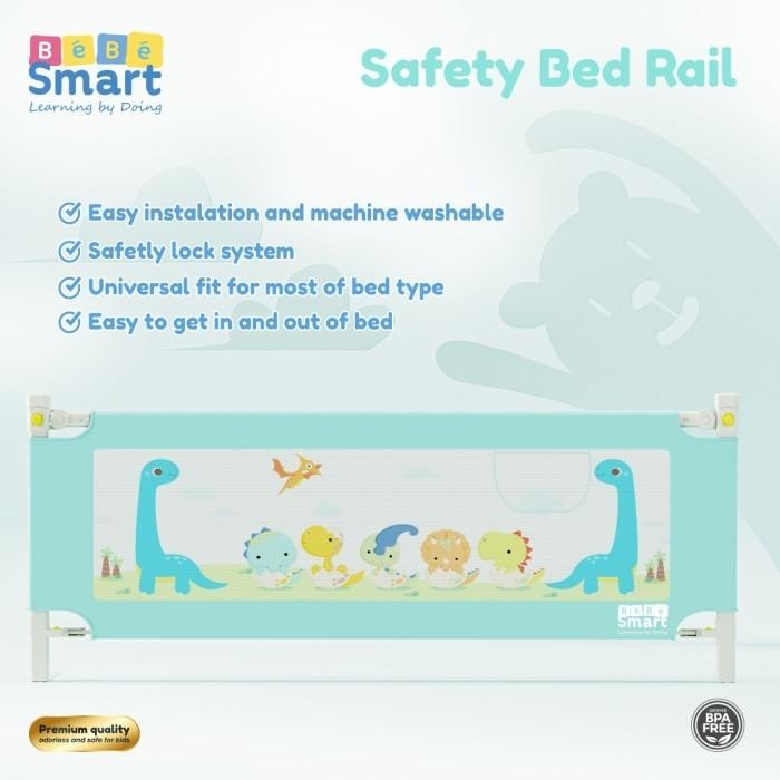 PEMBATAS / PENGAMAN RANJANG BAYI - BABY BED RAIL BY BEBE SMART