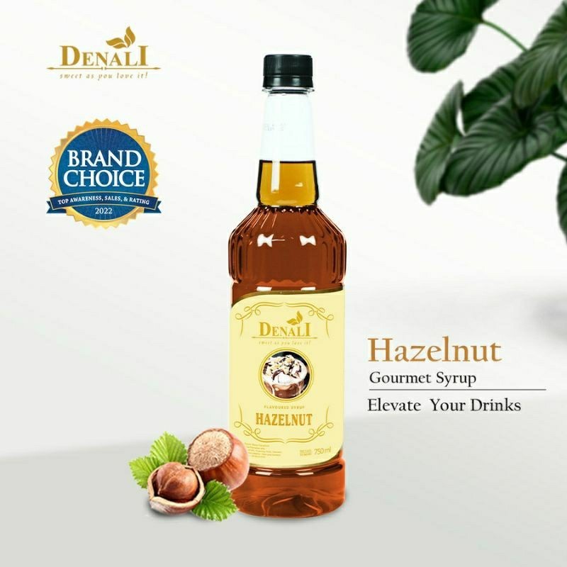 

Denali Syrup 750 Ml Hazelnut Sirup Denali Rasa Hazelnut