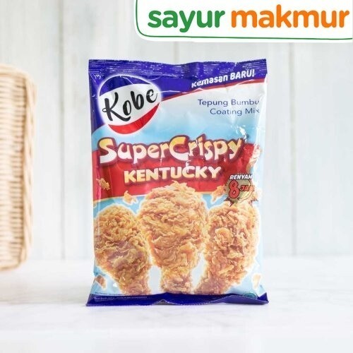 

Kobe Tepung Bumbu Super Crispy Kentucky 200 gr- 210 gram Sayurmakmur