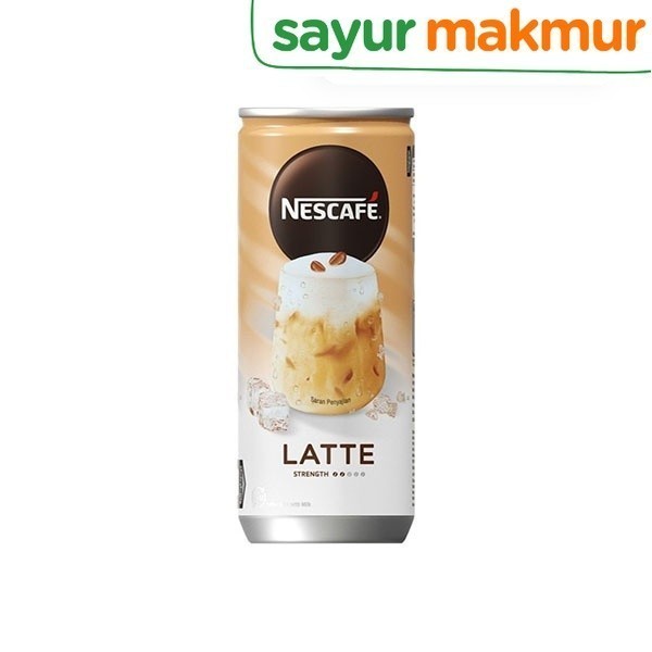 

Nescafe Strength Coffee Drink Latte Can 220 ml Sayurmakmur