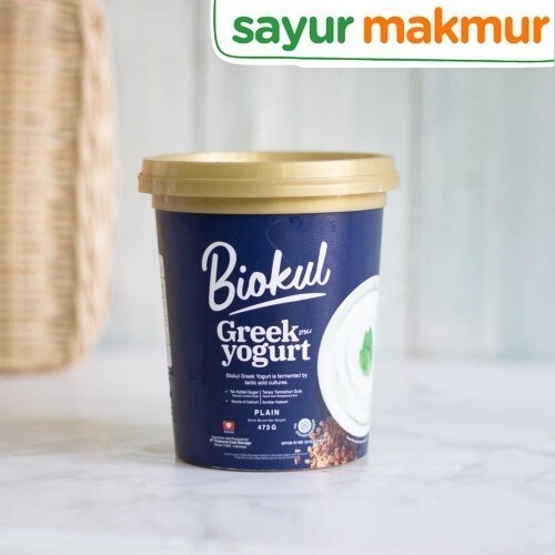 

Biokul Greek Yogurt Plain 473 gram Sayurmakmur