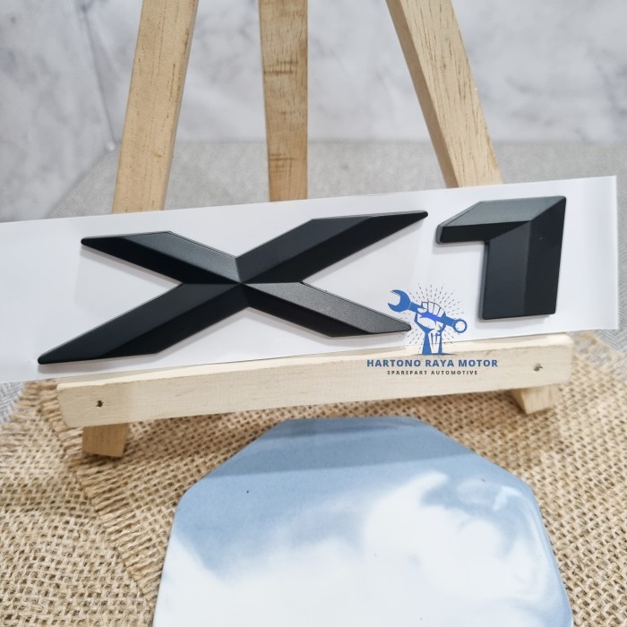 Restock Emblem Sticker Bagasi Bmw X3 X1 Emblem Bmw- Black Ready Stock