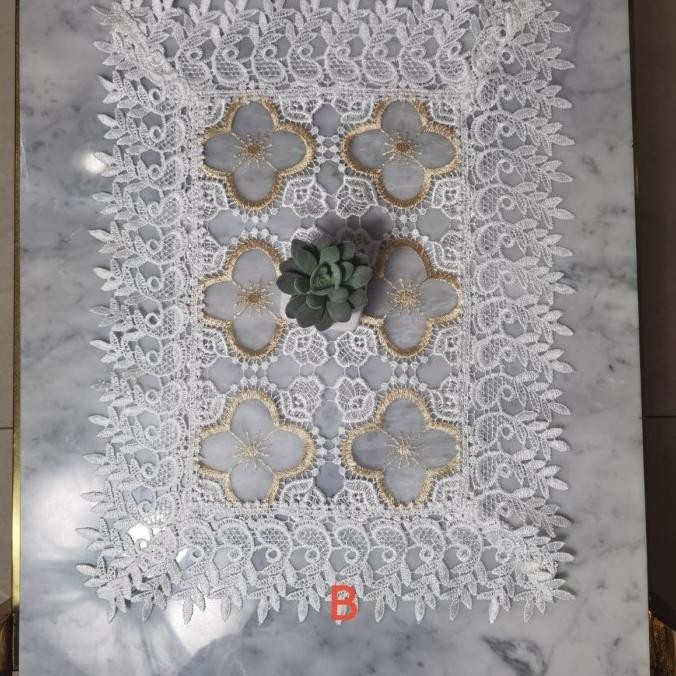 Taplak Meja Tamu Kecil Taplak Meja Sudut Pojok Uk 35X45