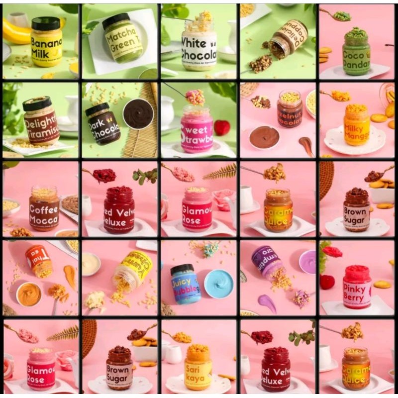 Coklat Crispy Lumer Viral Rasa Terbanyak / crunchy choco melt jar cemilan manis / snack / makanan ri