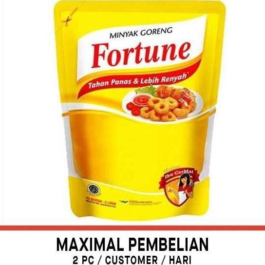 

Fortune Cooking Oil Pouch 2 Liter - Minyak Goreng