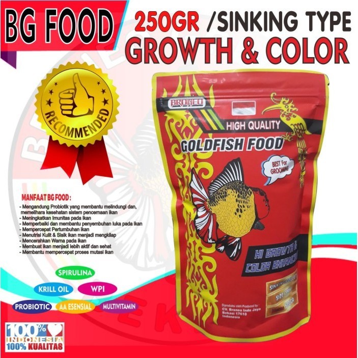 Makanan Ikan Bg Food / Goldfish Food 250Gr