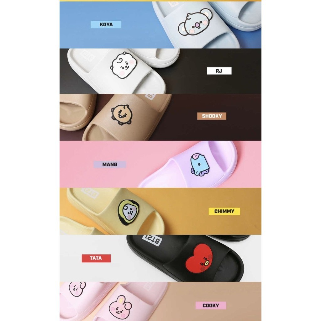 Bt21 Baby Official Joy Slipper - Sendal Bts