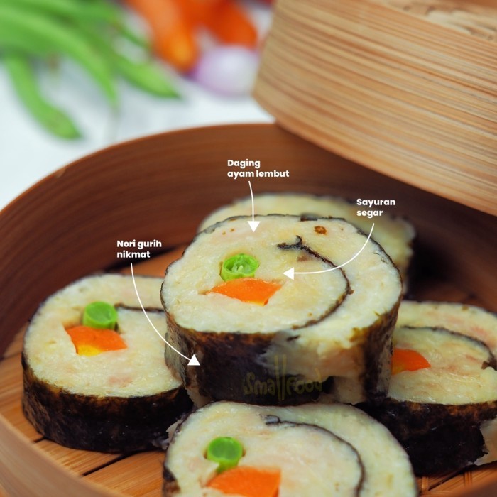 

Uinn - 25 Pcs - Dimsum Sushi / Dimsum Nori Smallfood Frozen Food