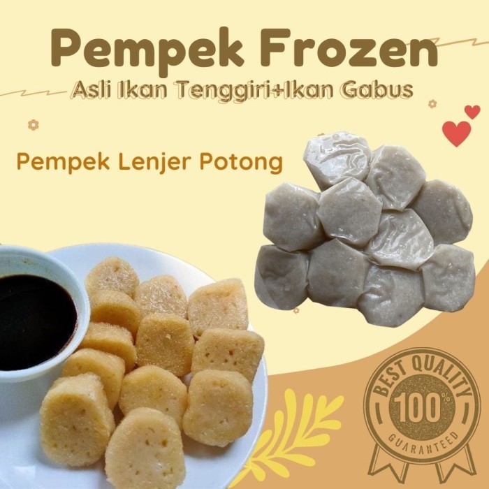 

Uinn - Pempek Frozen Food Vacuum 10 Pcs Empek Ikan Tenggiri Dan Gabus