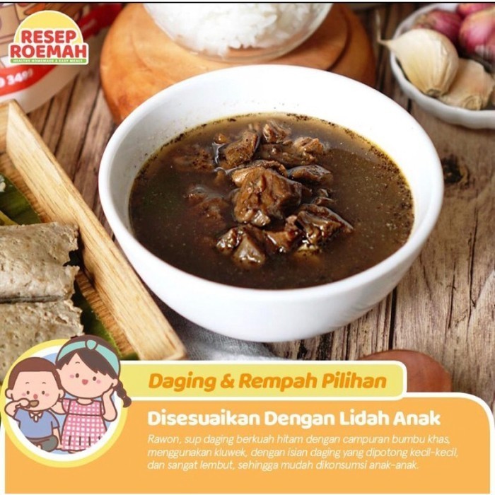 

Uinn - Resep Roemah Rawon / Makanan Anak Homemade / Frozen Food Anak / No Msg