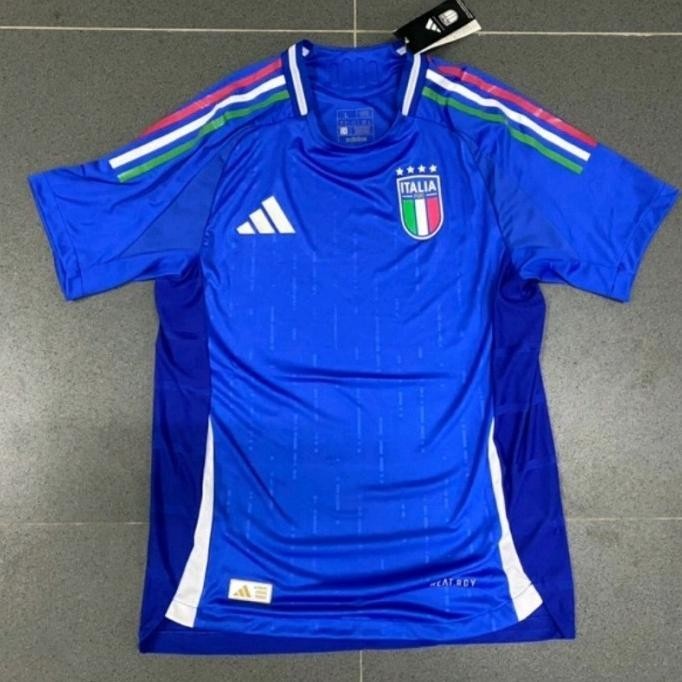 Jersey Bola Italy Home 24/25 Player Issue Import Veylineolive