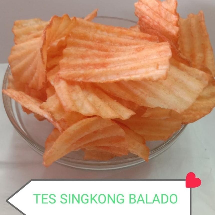 

POI Tes keripik singkong balado/keripik singkong bakar/keripik singkong pedas/500gr TERLARIS