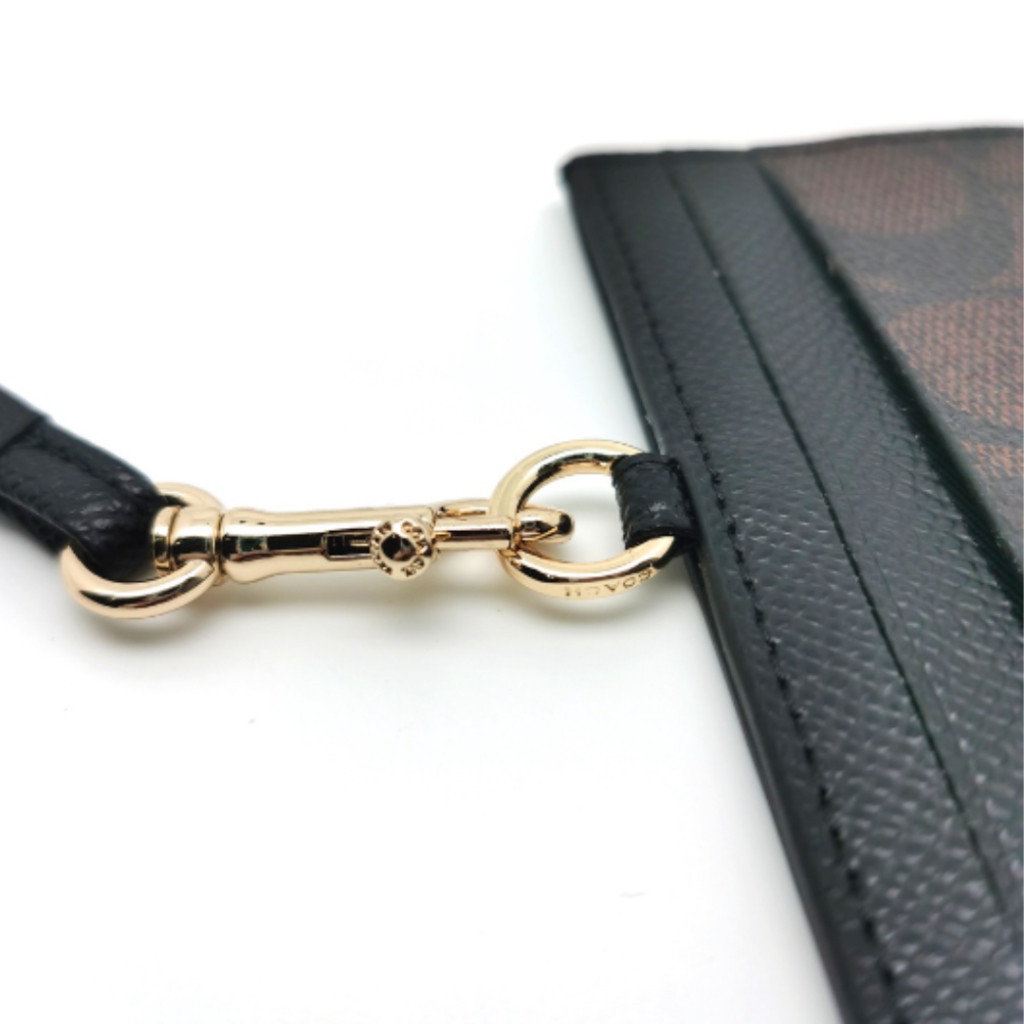 

C0ach ID Lanyard Signature Canvas - Mahogany (CH F6752)