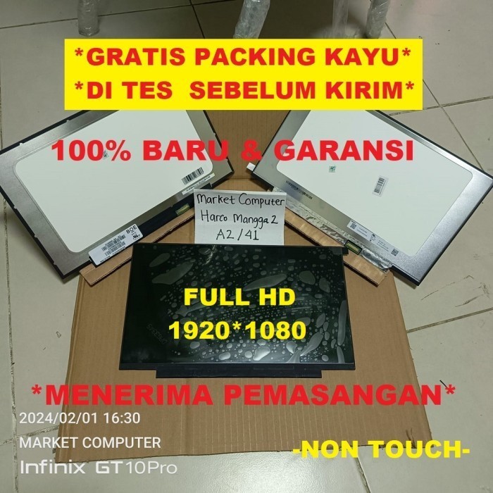 LAYAR LED LCD LENOVO THINKBOOK 14 IIL G2 ARE G3 ALC 14-IIL 14G2ARE FHD