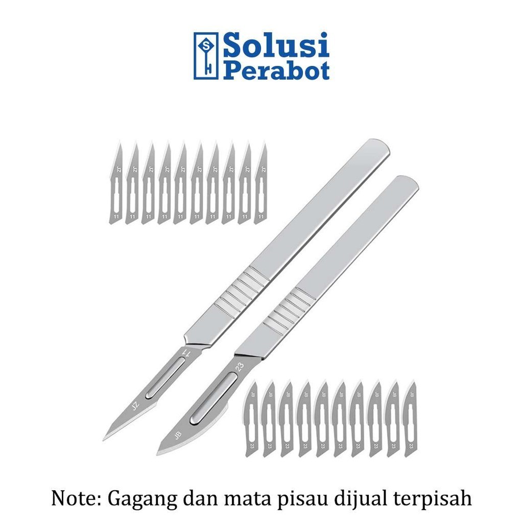 Pisau Bedah no 11 23 SP / Mata Gagang Surgical Blade Operasi