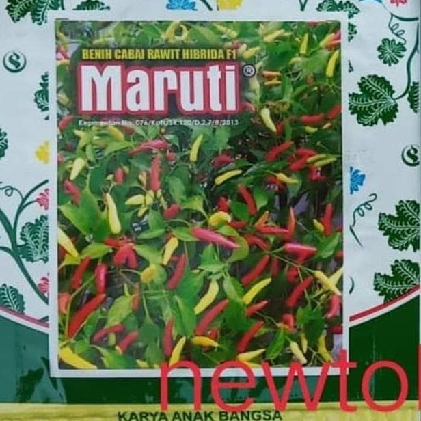 Benih cabe rawit MARUTi F1 hibrida smallpack cabe rawit putih kemasan