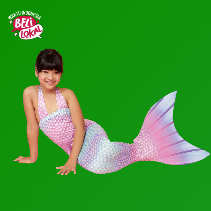 MURAH Mermaid Spesial Pelangi Baju Duyung Baju Renang New Model